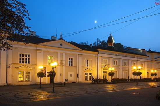 Szczawno - Zdroj, Biala Sala i Teatr Zdrojowy. EU, PL, Dolnoslaskie.